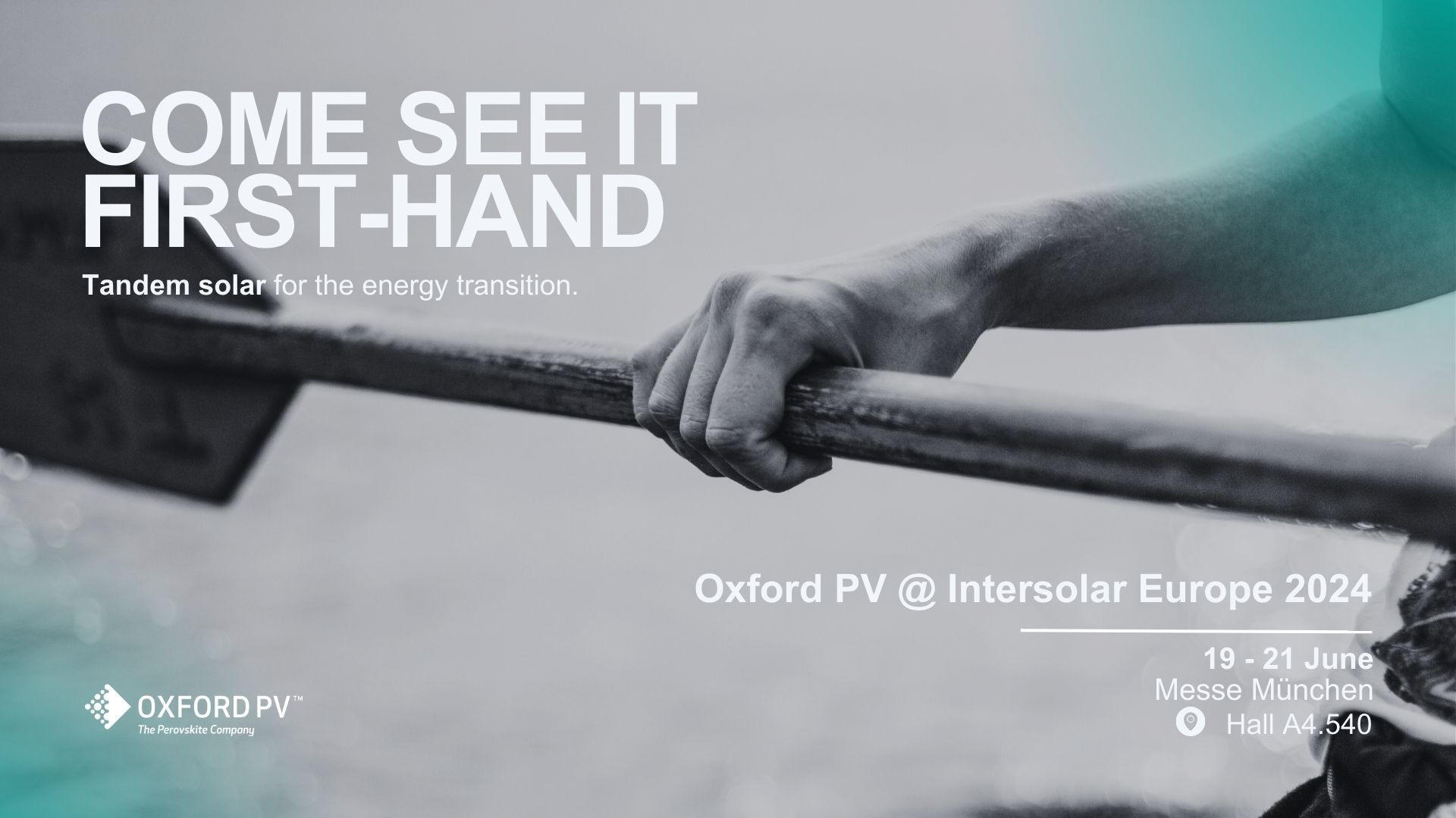 Come see Oxford PV first-hand at Intersolar Europe 2024